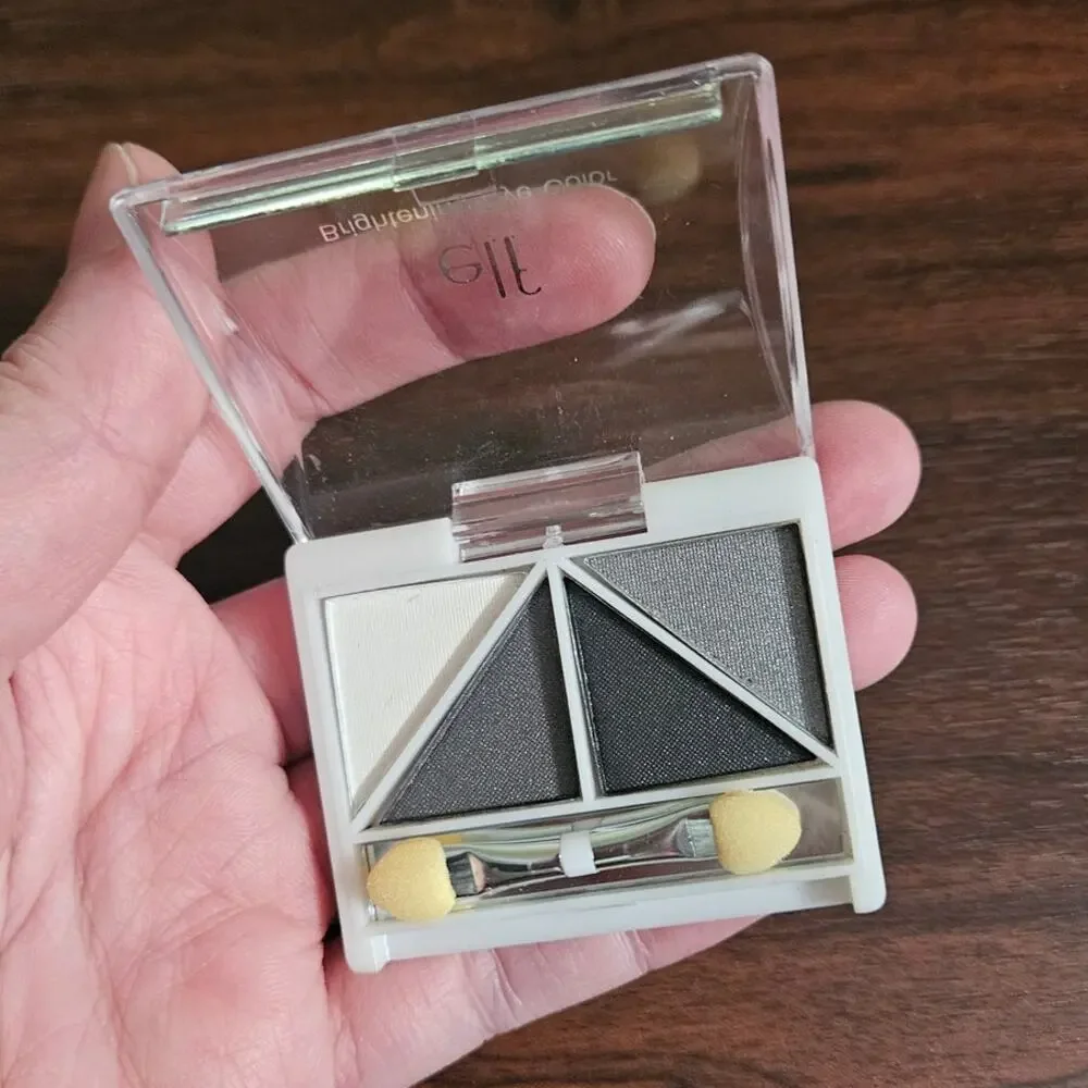 ELF Brightening Eye Color Eyeshadow Mini Palette Grey & White Shades UNNAMED